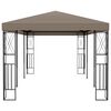 vidaXL Κιόσκι Taupe 6 x 3 μ. Ύφασμάτινο
