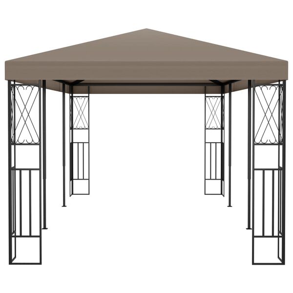 vidaXL Κιόσκι Taupe 6 x 3 μ. Ύφασμάτινο