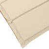 vidaXL Ξαπλώστρα 2 pcs Μπεζ 184 x 55 x 64 εκ Μασίφ ξύλο ακακίας