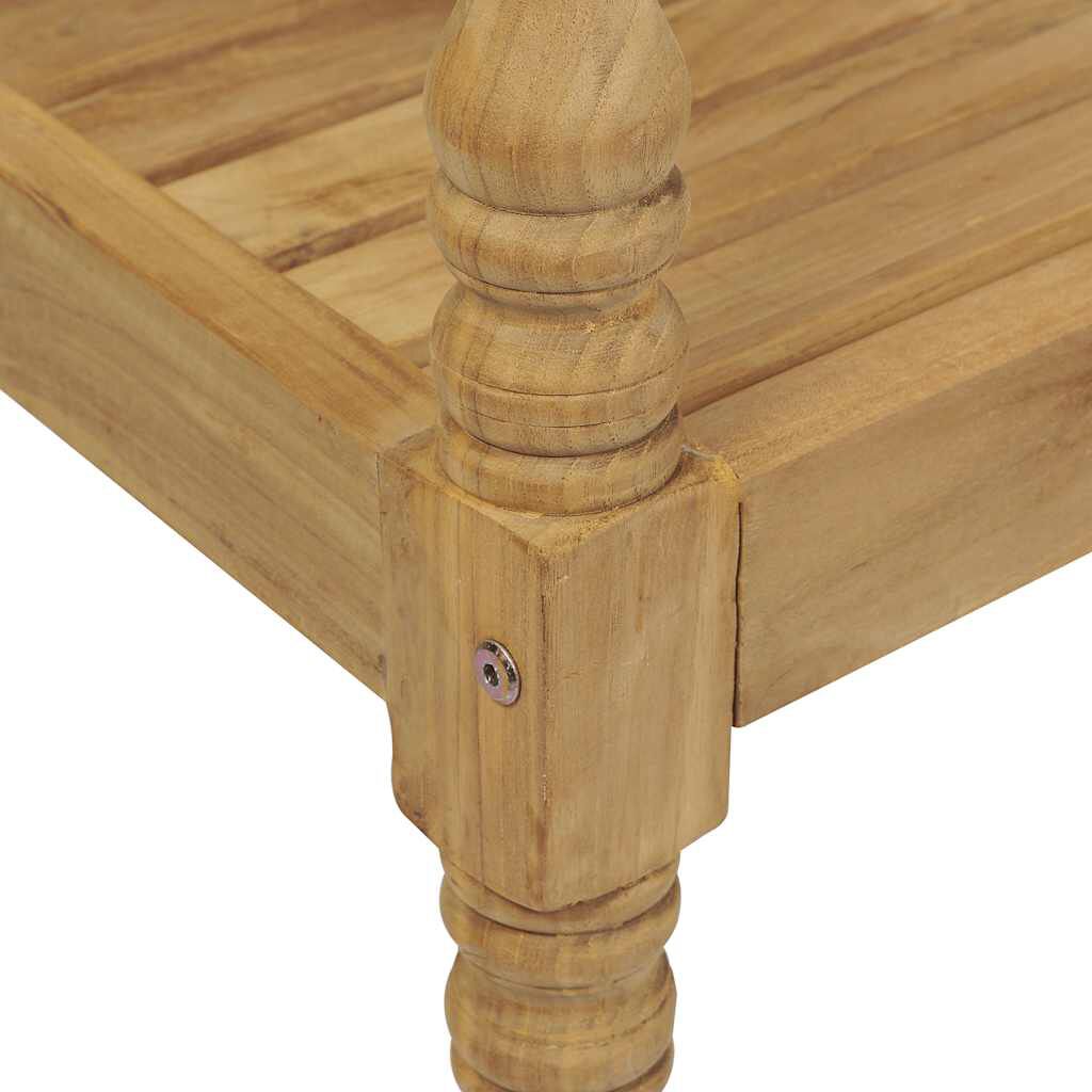 vidaXL Καρέκλες Batavia 4 τεμάχια από Μασίφ Ξύλο Teak με Μαξιλάρια