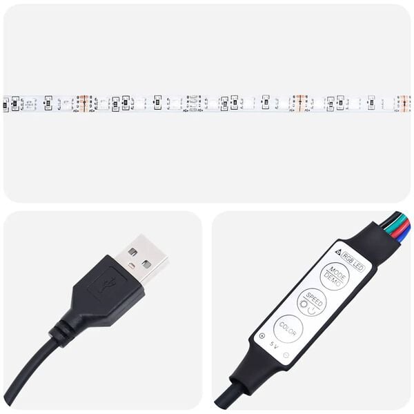 vidaXL Πλαίσιο Κρεβατιού Αποθ. Χώρο/LED Γκρι 160x200 εκ. Δερματίνη