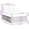 vidaXL &Kappa;&rho;&epsilon;&beta;ά&tau;&iota; Boxspring &mu;&epsilon; &Sigma;&tau;&rho;ώ&mu;&alpha; &Rho;&omicron;&zeta; 160x200 &epsilon;&kappa;. &Beta;&epsilon;&lambda;&omicron;ύ&delta;&iota;&nu;&omicron;