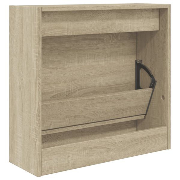 vidaXL Παπουτσοθήκη Sonoma Δρυς 60x21x57 εκ. από Επεξεργασμένο Ξύλο