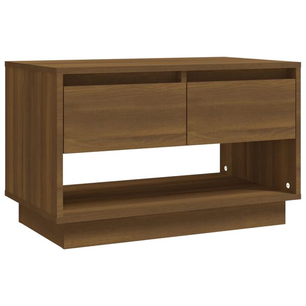 vidaXL Έπιπλο Τηλεόρασης Καφέ Δρυς 70x41x44 εκ. Επεξεργασμένο Ξύλο