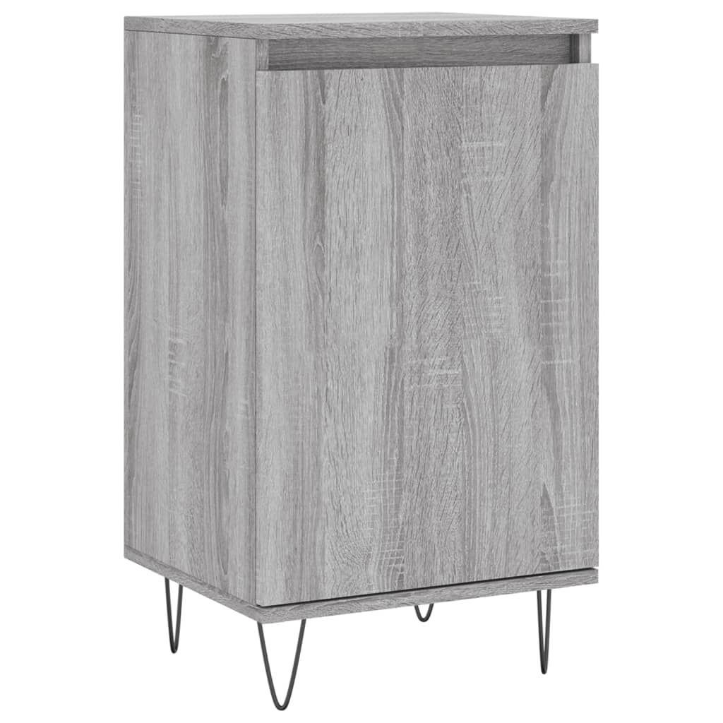 vidaXL Ντουλάπια 2 τεμ. Γκρι Sonoma 40x35x70 εκ. Επεξεργασμένο Ξύλο