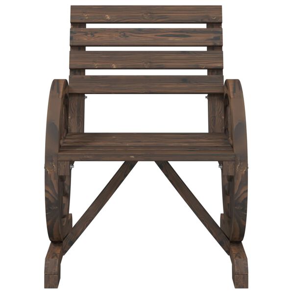 vidaXL Καρέκλα Κήπου 58 x 58 x 78,5 εκ. από Μασίφ Ξύλο Ελάτης