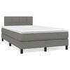 vidaXL &Kappa;&rho;&epsilon;&beta;ά&tau;&iota; Boxspring &mu;&epsilon; &Sigma;&tau;&rho;ώ&mu;&alpha; & LED &Sigma;&kappa;.&Gamma;&kappa;&rho;&iota; 120x190&epsilon;&kappa;. &Upsilon;&phi;&alpha;&sigma;&mu;ά&tau;&iota;&nu;&omicron;
