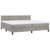 vidaXL &Kappa;&rho;&epsilon;&beta;ά&tau;&iota; Boxspring &mu;&epsilon; &Sigma;&tau;&rho;ώ&mu;&alpha; &Alpha;&nu;&omicron;&iota;&chi;&tau;ό &Gamma;&kappa;&rho;&iota; 200x200 &epsilon;&kappa;. &Beta;&epsilon;&lambda;&omicron;ύ&delta;&iota;&nu;&omicron;