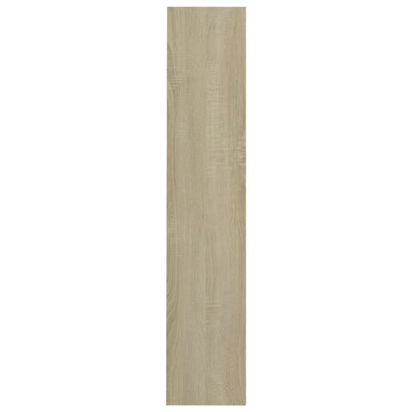 vidaXL Παπουτσοθήκες Τοίχου 2 τεμ. Sonoma Δρυς 80x18x90εκ. Μοριοσανίδα
