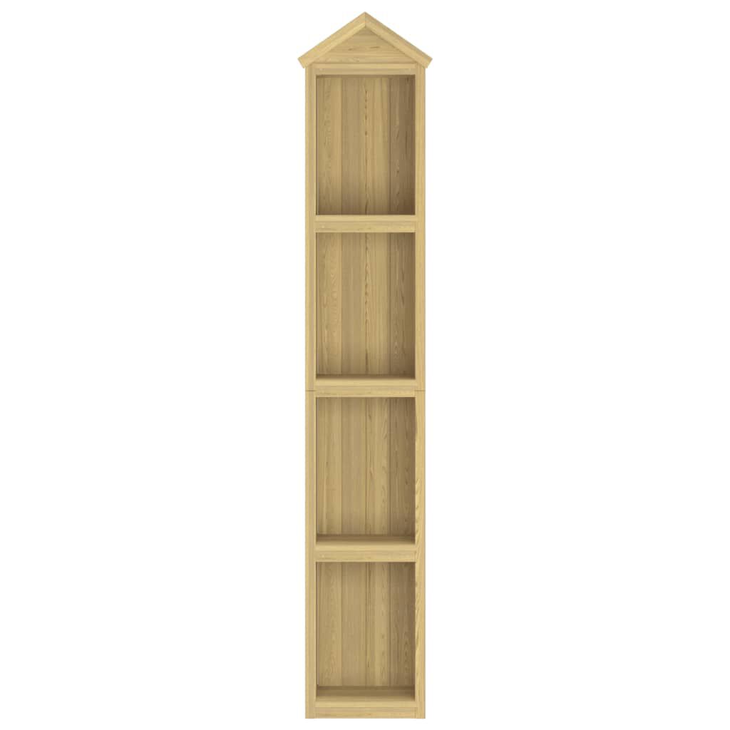 vidaXL Αποθήκη Εργαλείων Κήπου 40x33x222 εκ. Εμποτισμένο Ξύλο Πεύκου