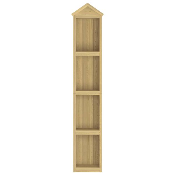 vidaXL Αποθήκη Εργαλείων Κήπου 40x33x222 εκ. Εμποτισμένο Ξύλο Πεύκου