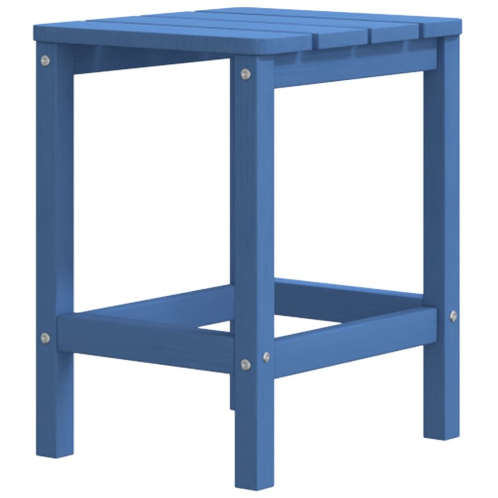 vidaXL Τραπέζι Κήπου Adirondack Γαλάζιο 38 x 38 x 46 εκ. από HDPE
