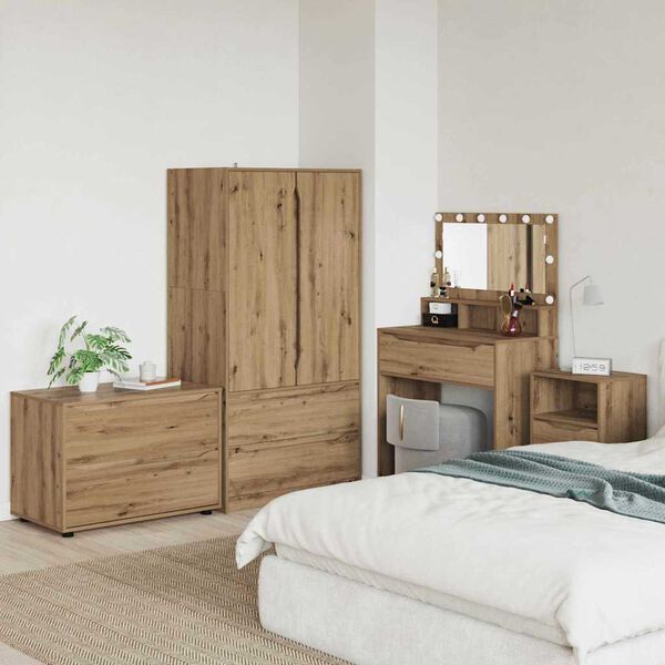 vidaXL &Nu;&tau;&omicron;&upsilon;&lambda;ά&pi;&iota; &alpha;&pi;&omicron;&theta;ή&kappa;&epsilon;&upsilon;&sigma;&eta;&sigmaf; Artisan Oak 80 x 48 x 57 &epsilon;&kappa;