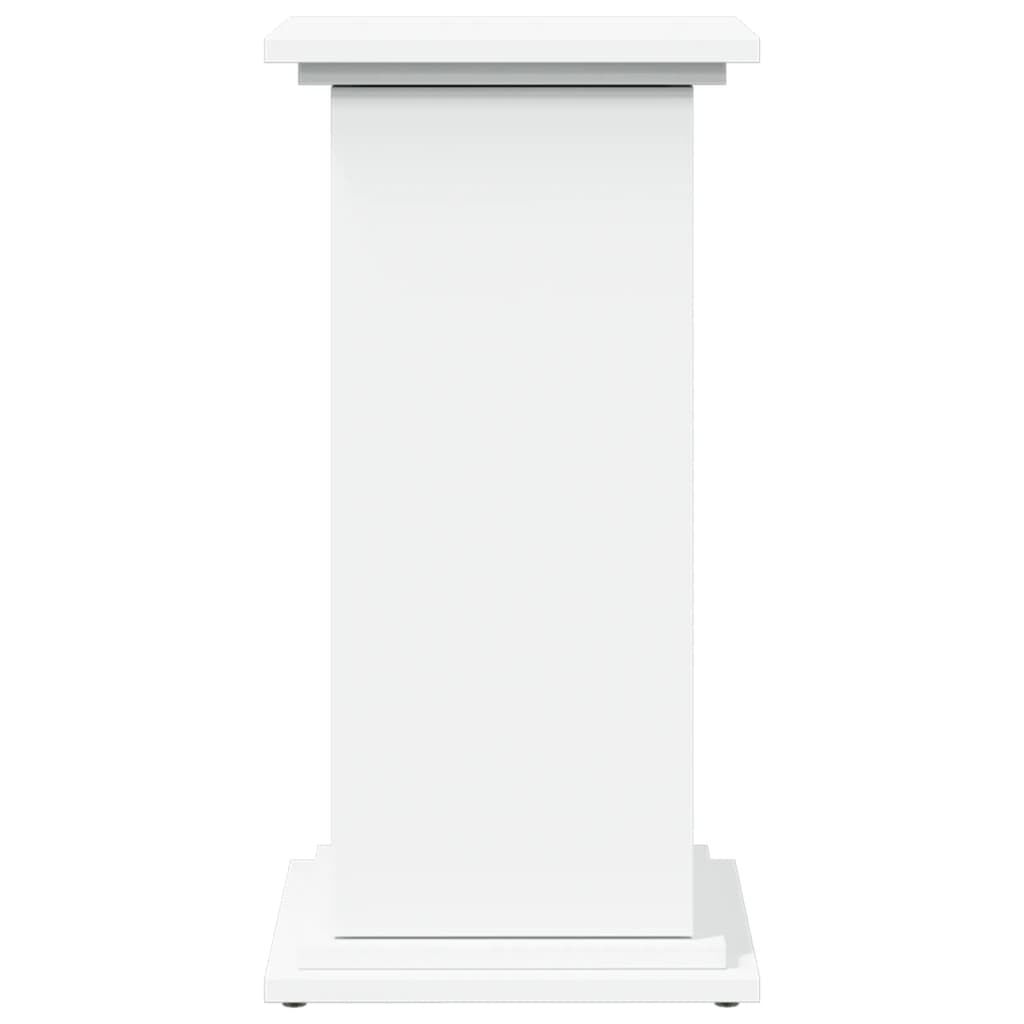 vidaXL Βάση Οθόνης με Αποθ. Λευκή 31x30x60 εκ. Επεξεργασμένο Ξύλο