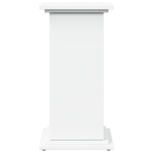 vidaXL Βάση Οθόνης με Αποθ. Λευκή 31x30x60 εκ. Επεξεργασμένο Ξύλο