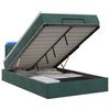 vidaXL &Kappa;&rho;&epsilon;&beta;ά&tau;&iota; Ottoman &mu;&epsilon; &Sigma;&tau;&rho;ώ&mu;&alpha; &kappa;&alpha;&iota; LED &Sigma;&kappa;&omicron;ύ&rho;&omicron; &Pi;&rho;ά&sigma;&iota;&nu;&omicron; 120 x 190 cm