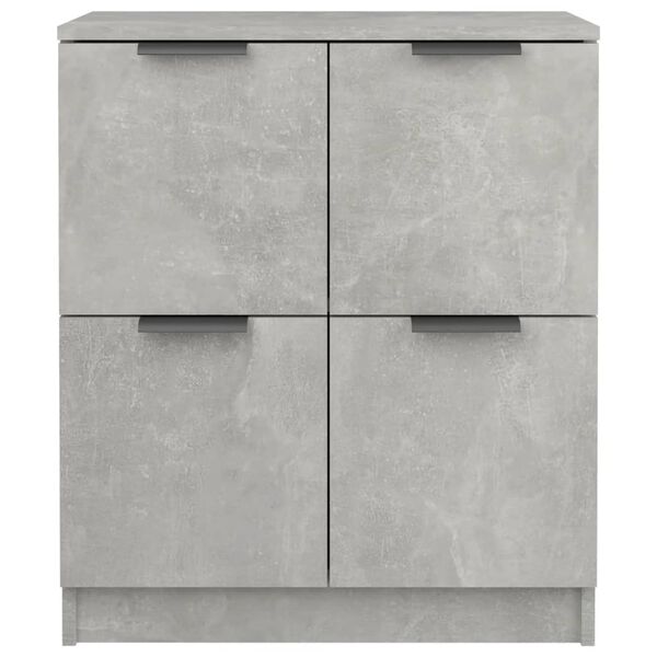 vidaXL Ντουλάπι Γκρι Σκυροδέματος 60x30x70 εκ. από Επεξεργασμένο Ξύλο