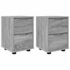vidaXL &Kappa;&omicron;&mu;&omicron;&delta;ί&nu;&alpha; &mu;&epsilon; &sigma;&upsilon;&rho;&tau;ά&rho;&iota; 2 pcs &Gamma;&kappa;&rho;ί&zeta;&omicron; &Sigma;&omicron;&nu;&omicron;&mu;&alpha; 30,5 x 30 x 43 &epsilon;&kappa;