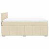 vidaXL &Kappa;&rho;&epsilon;&beta;ά&tau;&iota; Boxspring &mu;&epsilon; &Sigma;&tau;&rho;ώ&mu;&alpha; &Kappa;&rho;&epsilon;&mu; 140x190 &epsilon;&kappa;. &Upsilon;&phi;&alpha;&sigma;&mu;ά&tau;&iota;&nu;&omicron;