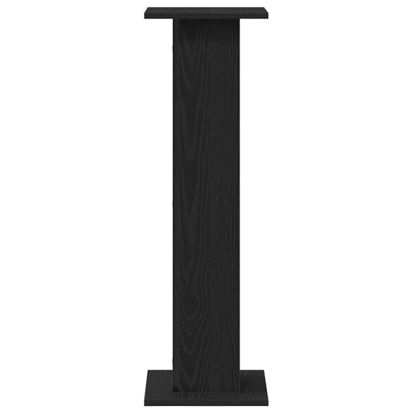 VidaXL Βάσεις Ηχείων 2 τμχ Μαύρη Δρυς 30x30x95 εκ Επιχειρησιακό Ξύλο