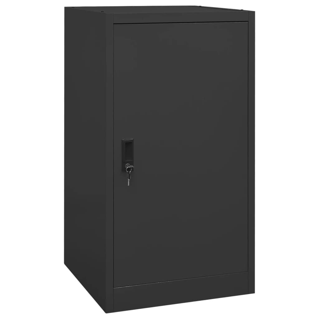 vidaXL Ντουλάπα για Σέλα Ανθρακί 53 x 53 x 105 εκ. Ατσάλινη