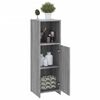 vidaXL Ντουλάπι Μπάνιου Γκρι Sonoma 30x30x95 εκ. Επεξεργασμένο Ξύλο