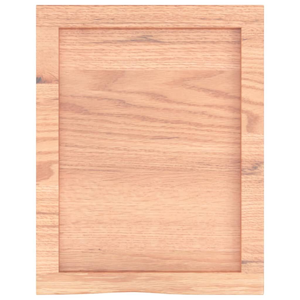 vidaXL Πάγκος Μπάνιου Αν. Καφέ 40x50x(2-4) εκ. Επεξεργ. Μασίφ Ξύλο