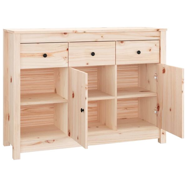 vidaXL Ντουλάπι 100 x 35 x 74 εκ. από Μασίφ Ξύλο Πεύκου