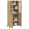 vidaXL Highboard Artisan Oak 69,5 x 34 x 180 &epsilon;&kappa;. &Epsilon;&pi;&epsilon;&xi;&epsilon;&rho;&gamma;&alpha;&sigma;&mu;έ&nu;&omicron; &xi;ύ&lambda;&omicron;