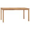 vidaXL &Tau;&rho;&alpha;&pi;&epsilon;&zeta;&alpha;&rho;ί&alpha; &Kappa;ή&pi;&omicron;&upsilon; 160 x 80 x 77 &epsilon;&kappa;. &alpha;&pi;ό &Mu;&alpha;&sigma;ί&phi; &Xi;ύ&lambda;&omicron; Teak