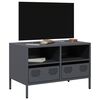 vidaXL Έπιπλο Τηλεόρασης Ανθρακί 68x39x43,5 εκ. Ατσάλι Ψυχρής Έλασης