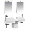 vidaXL &Sigma;&epsilon;&tau; &Nu;&tau;&omicron;&upsilon;&lambda;&alpha;&pi;&iota;ώ&nu; &Mu;&pi;ά&nu;&iota;&omicron;&upsilon; 5 pcs &Lambda;&epsilon;&upsilon;&kappa;ό 50 x 14,5 x 70 &epsilon;&kappa;
