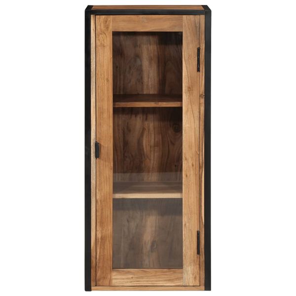 vidaXL Ντουλάπι Μπάνιου Επιτοίχιο 40x30x90 εκ. Μασίφ Ακακία/Σίδερο