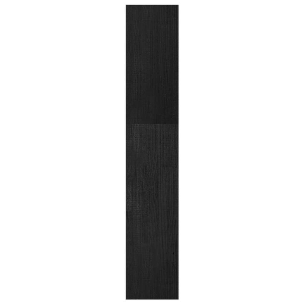 vidaXL Βιβλιοθήκη/Διαχωριστικό Χώρου Μαύρο 40x30x167,5 εκ. Ξύλο Πεύκου