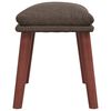 vidaXL Υποπόδιο Taupe 45 x 29,5 x 35 εκ. Υφασμάτινο