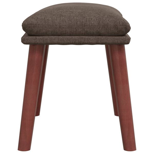 vidaXL Υποπόδιο Taupe 45 x 29,5 x 35 εκ. Υφασμάτινο