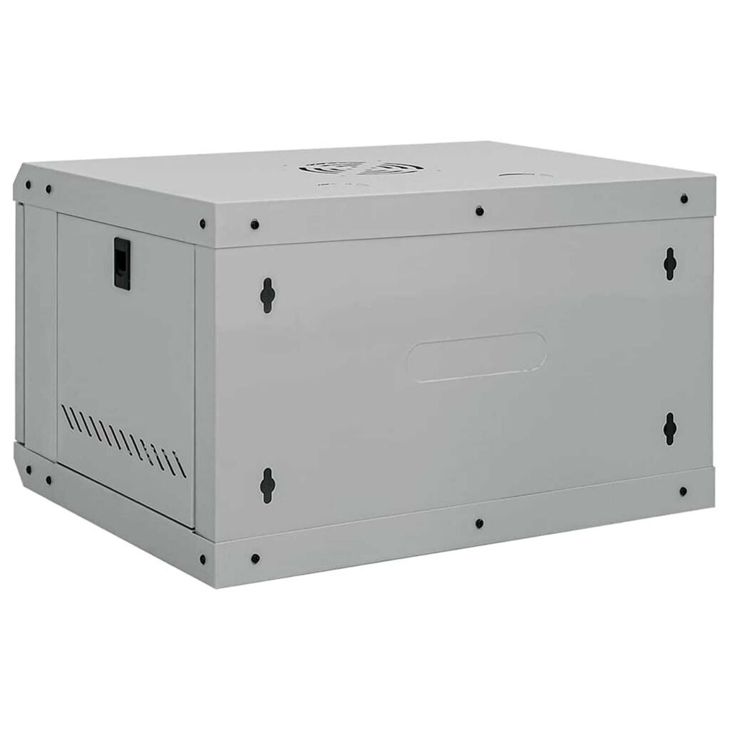 vidaXL Ντουλάπα δικτύου με αποθήκευση Γκρι 53 x 45 x 30 εκ Ατσάλι