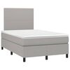 vidaXL &Kappa;&rho;&epsilon;&beta;ά&tau;&iota; Boxspring &mu;&epsilon; &Sigma;&tau;&rho;ώ&mu;&alpha; & LED &Alpha;&nu;.&Gamma;&kappa;&rho;&iota; 120x200 &epsilon;&kappa; &Upsilon;&phi;&alpha;&sigma;&mu;ά&tau;&iota;&nu;&omicron;