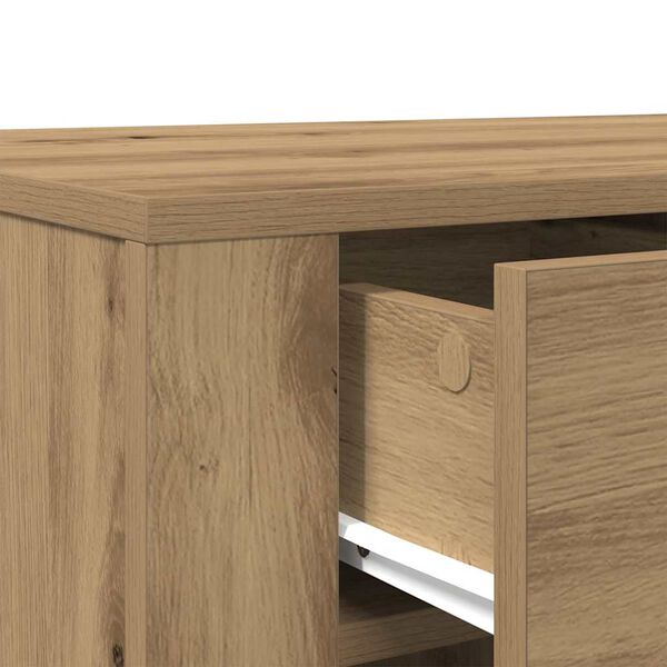 vidaXL Γραφείο Αρτισιανή Δρυς 100x49x75 εκ. από Επεξεργασμένο Ξύλο