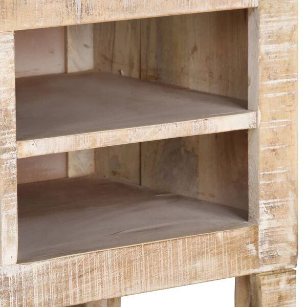 vidaXL Έπιπλο Τηλεόρασης 110 x 30 x 46 εκ. από Μασίφ Ξύλο Μάνγκο
