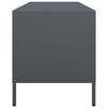 vidaXL Έπιπλο Τηλεόρασης Ανθρακί 135x39x43,5 εκ. Ατσάλι Ψυχρής Έλασης