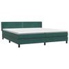 vidaXL Box Spring &kappa;&rho;&epsilon;&beta;ά&tau;&iota; &mu;&epsilon; &sigma;&tau;&rho;ώ&mu;&alpha; &sigma;&kappa;&omicron;ύ&rho;&omicron; &pi;&rho;ά&sigma;&iota;&nu;&omicron; 180x220cm &Beta;&epsilon;&lambda;&omicron;ύ&delta;&iota;&nu;&omicron;