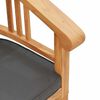 vidaXL Καρέκλες Κήπου 2 pcs Καφέ 63 x 58 x 89 εκ. Μασίφ ξύλο teak