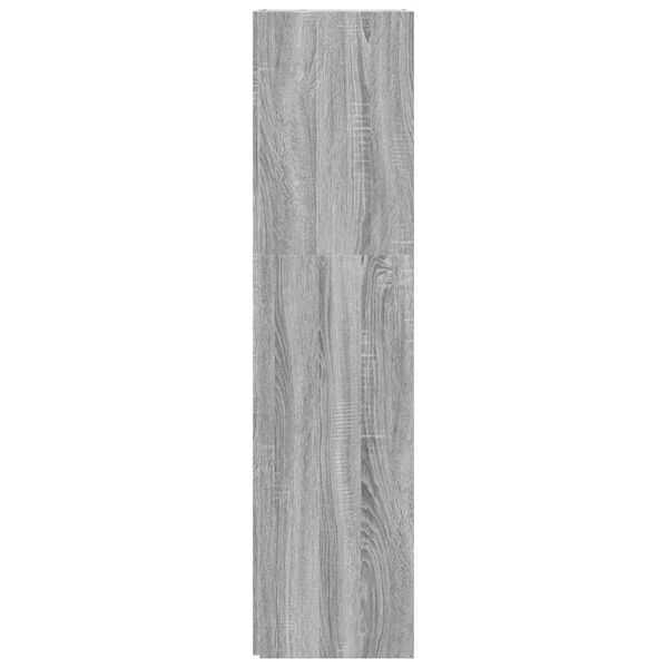 vidaXL Γωνιακό Έπιπλο Γκρι Sonoma 33x33x132 εκ. από Επεξεργ. Ξύλο