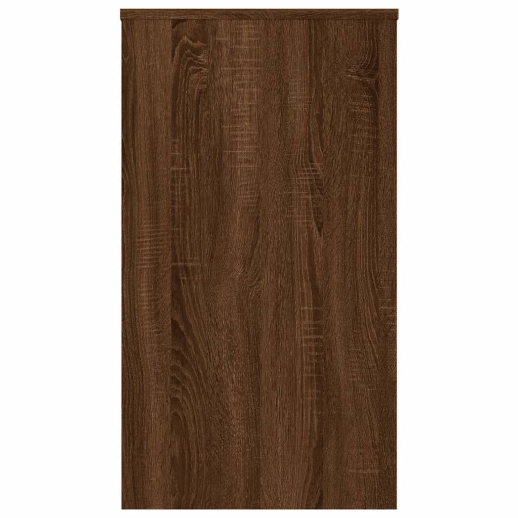 vidaXL Γραφείο Καφέ Δρυς 90 x 40 x72 εκ. από Επεξεργασμένο Ξύλο