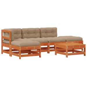 vidaXL &Sigma;&epsilon;&tau; &Xi;&alpha;&pi;&lambda;ώ&sigma;&tau;&rho;&alpha;&sigmaf; &Kappa;ή&pi;&omicron;&upsilon; 5 pcs &Kappa;&epsilon;&rho;&omega;&mu;έ&nu;&omicron; &Kappa;&alpha;&phi;έ &Sigma;&tau;&epsilon;&rho;&epsilon;ό &pi;&epsilon;ύ&kappa;&omicron;