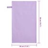vidaXL Αθλητικές Πετσέτες 2 pcs Μοβ 50 x 30 cm