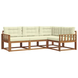 vidaXL &Sigma;&epsilon;&iota;&rho;ά &Kappa;&alpha;&nu;&alpha;&pi;έ &Epsilon;&xi;&omega;&tau;&epsilon;&rho;&iota;&kappa;&omicron;ύ &mu;&epsilon; &mu;&alpha;&xi;&iota;&lambda;ά&rho;&iota; 4 pcs &Phi;&upsilon;&sigma;&iota;&kappa;ό &kappa;&alpha;&iota; &Kappa;&rho;έ&mu;&alpha;