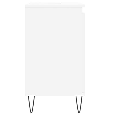 vidaXL Ντουλάπι Μπάνιου Λευκό 58 x 33 x 60 εκ. από Επεξεργασμένο Ξύλο