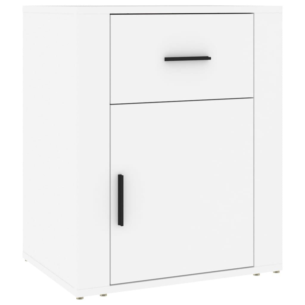 vidaXL Κομοδίνο Λευκό 50 x 36 x 60 εκ. από Επεξεργασμένο Ξύλο